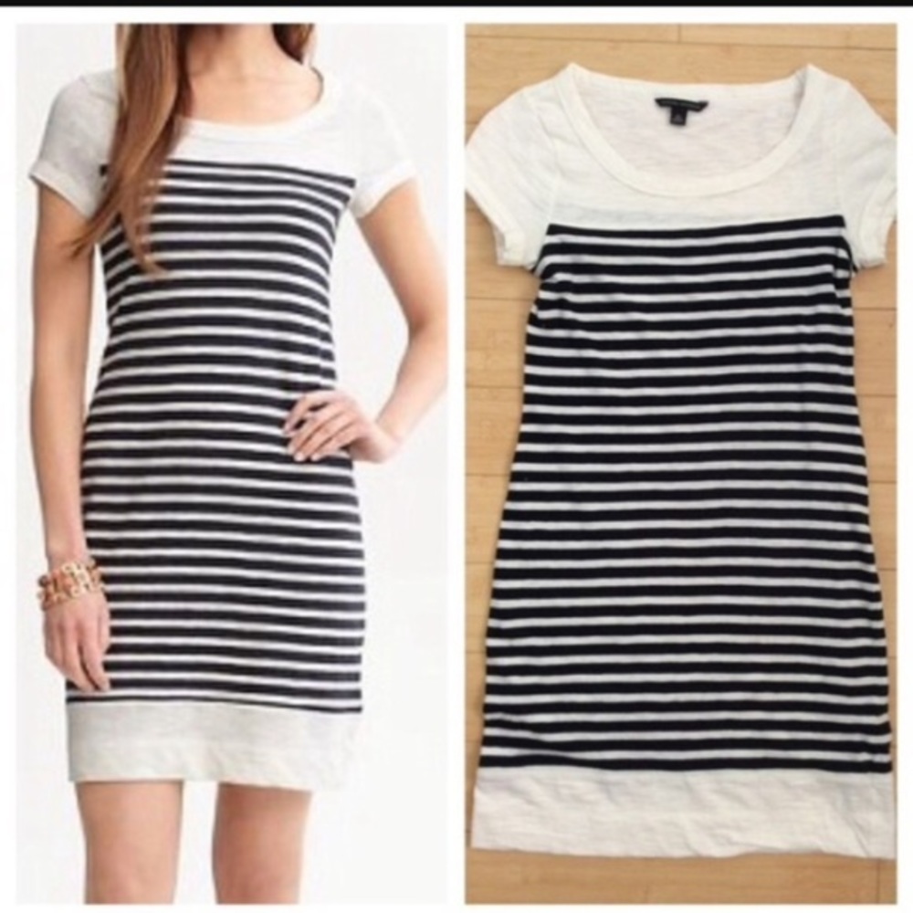 🎈CLEARANCE SALE🎈 Banana Republic Dress with tan/pink stripes